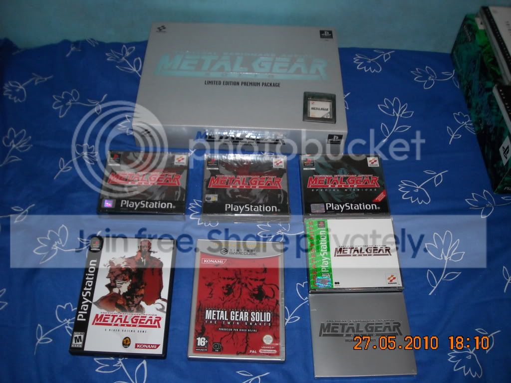 Metal Gear Solid 2 - Replique Boite en carton Edition Limitée 5000 ex